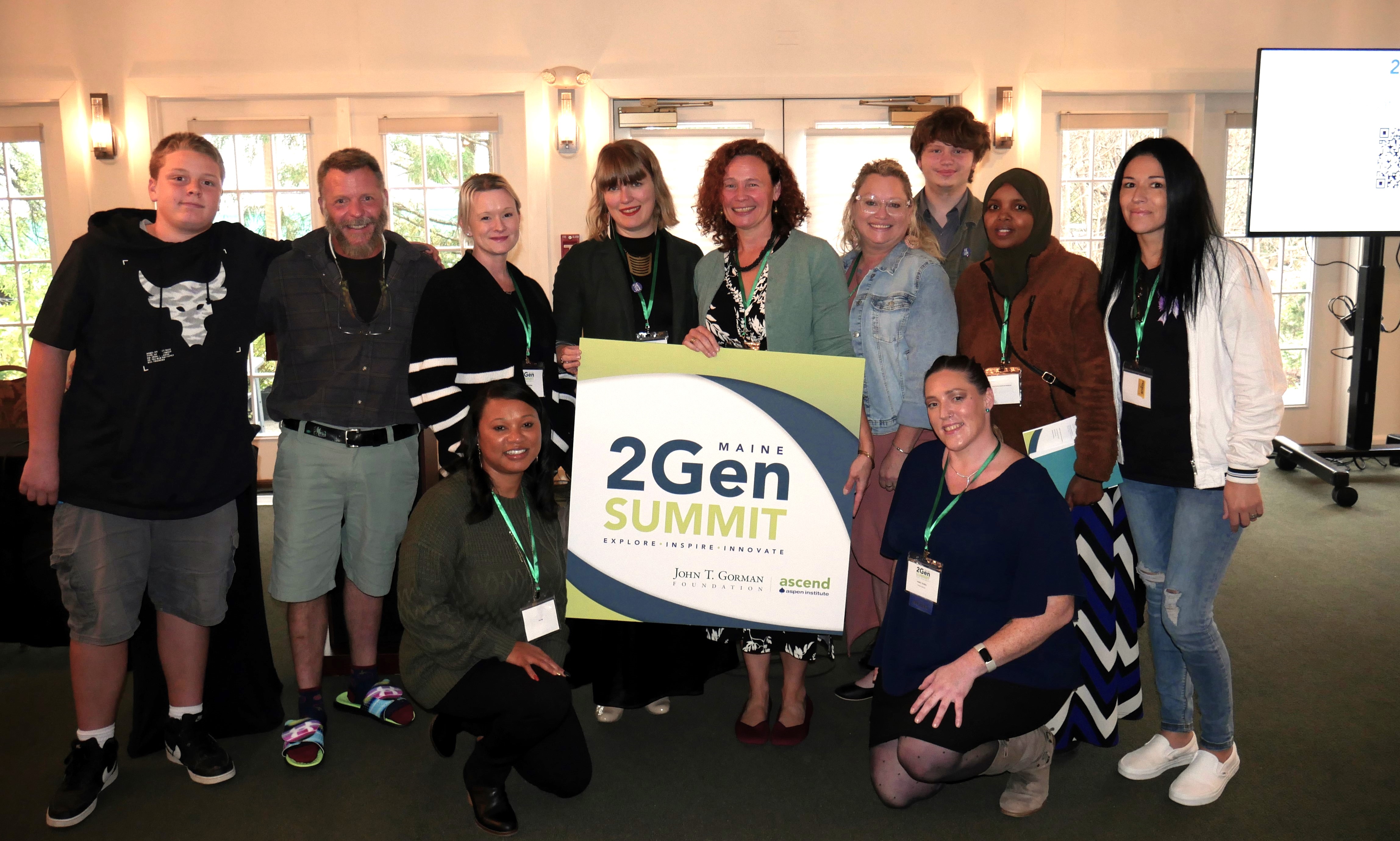At an October 2023 summit, the foundation team met with families and parent advisors who support both children and their caregivers to improve whole-family outcomes.