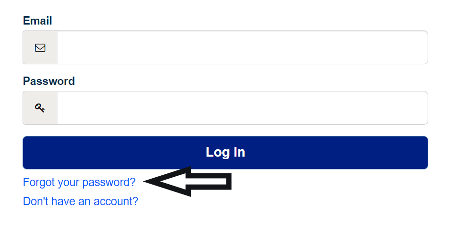Click Forgot your password?