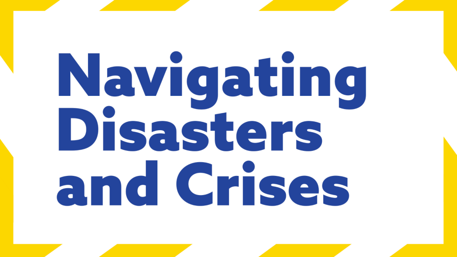 Navigating Disasters and Crises cover