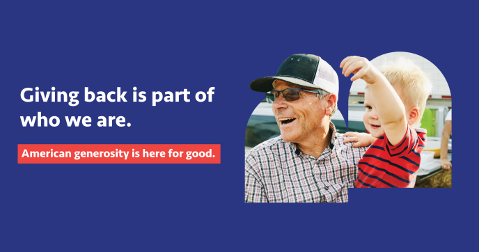 Giving back is part of who we are.