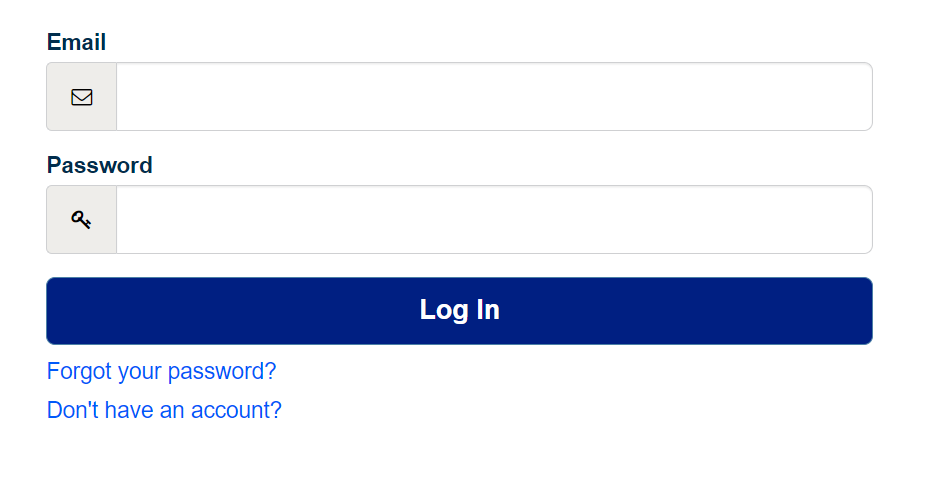 Enter your login credentials